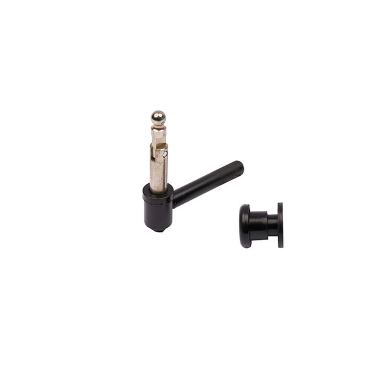 Cardine gambo sagomato con dispositivo fermapersiane oneblock