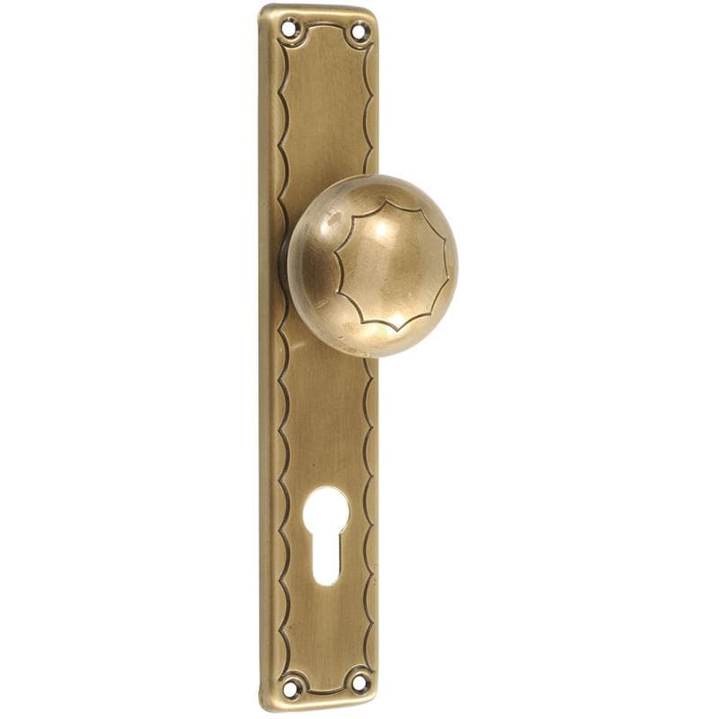 Pomolo fisso con placca