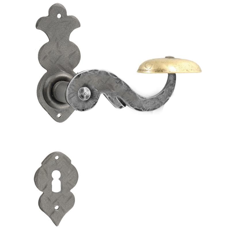 Maniglia con rosetta e bocchetta mod.82