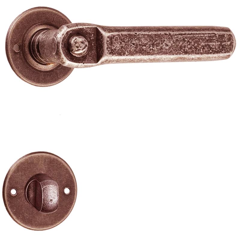 Ruggine • Ferro • Nottolino wc -  con molla di ritorno