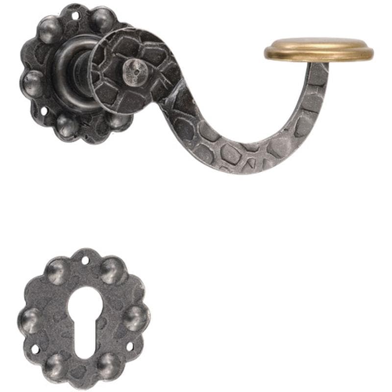 Silver • Ferro • Foro cilindrico -  con molla di ritorno