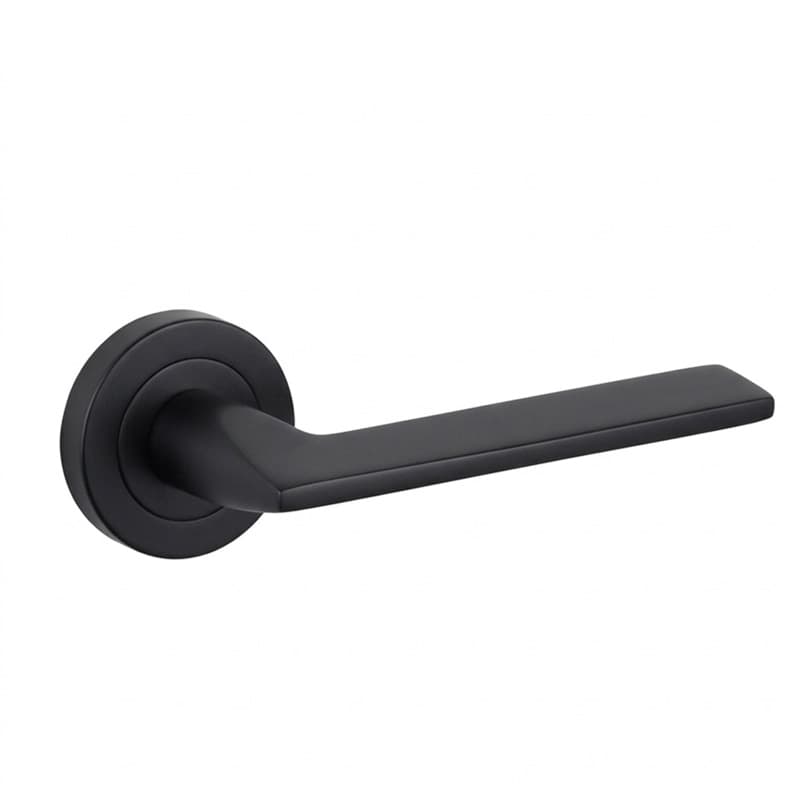Verniciato nero opaco • Ottone • Rosetta tonda - viti di congiunzione